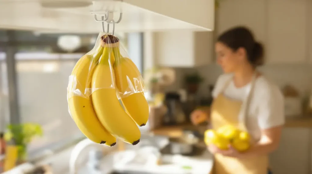 « Elles ne noircissent plus » : ma méthode toute simple et efficace pour garder vos bananes plus longtemps