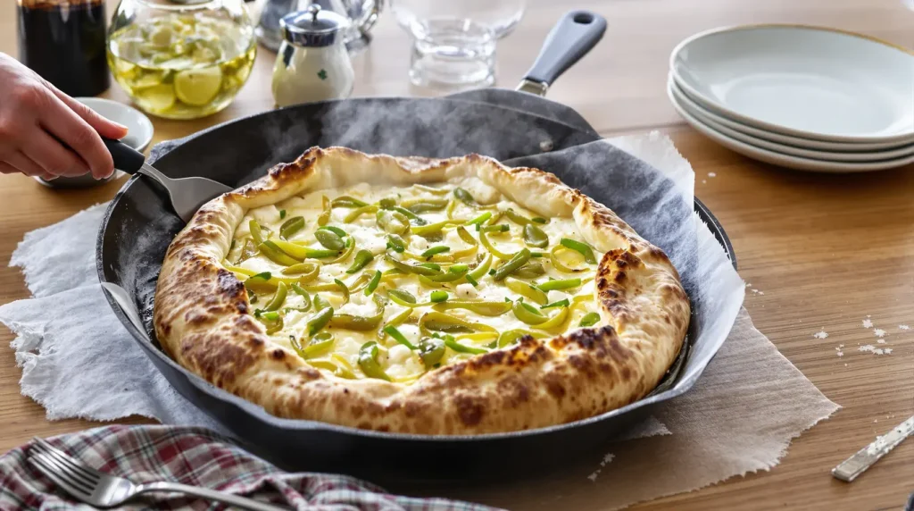 Galettes de poireaux à la feta : la recette très simple et rapide plébiscitée ce printemps