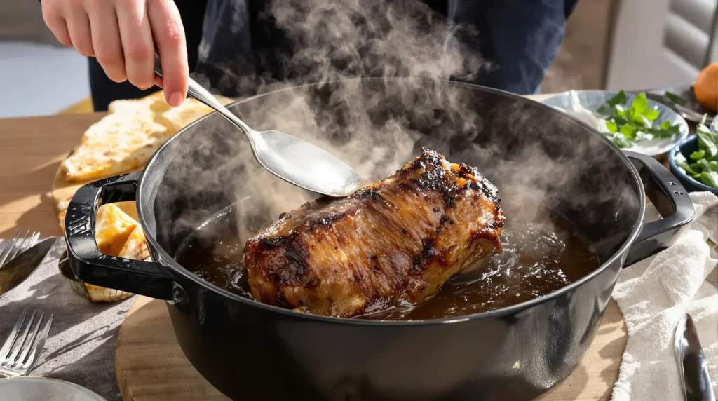 "Il se mange à la cuillère" savourez la recette ancestrale du gigot d'agneau de 7 heures pour Pâques