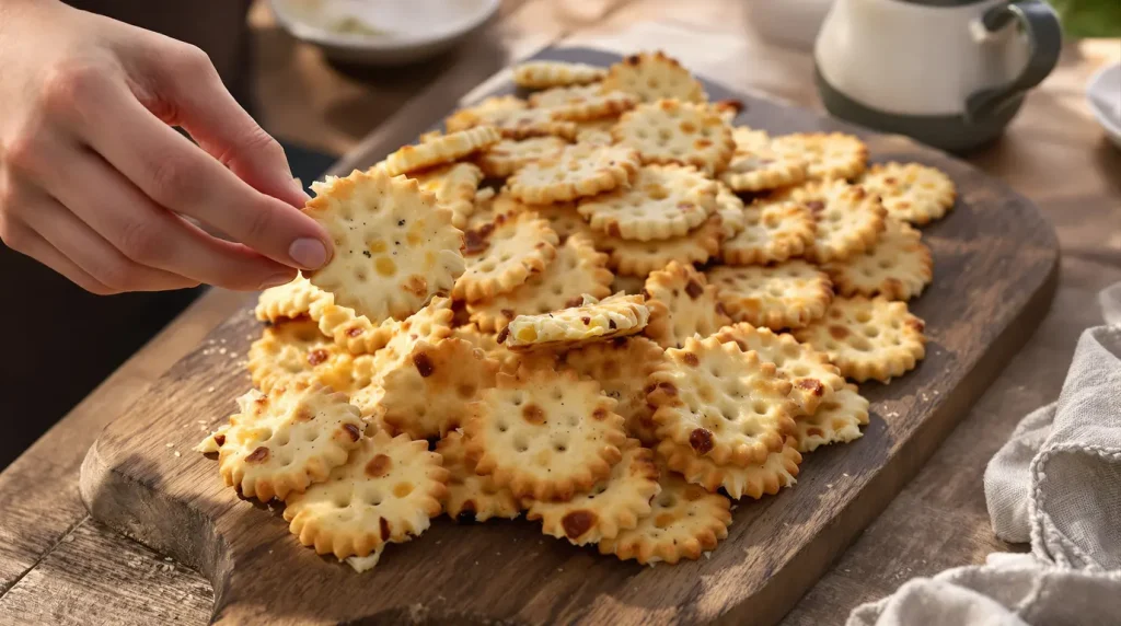 « Je les prépare en 10 minutes pour l'apéro » : mes crackers maison croustillants au fromage et graines dorées, vraiment plus savoureux que les industriels