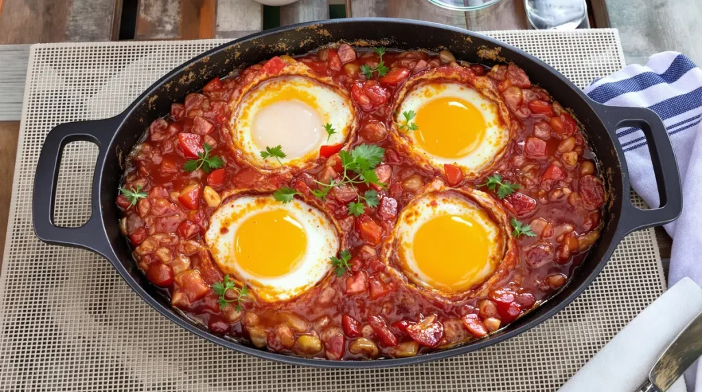 Œufs à la tomate au four : recette de placard qui devient un dîner de mars très réconfortant