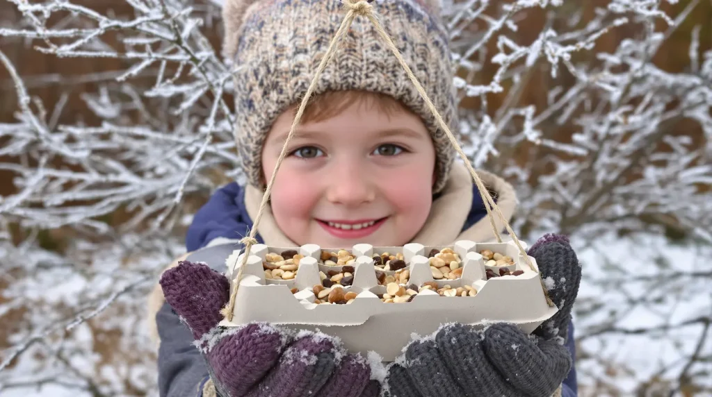 Ne jetez plus vos vieilles boîtes d’œufs, elles sont vraiment utiles au jardin pour attirer les oiseaux cet hiver