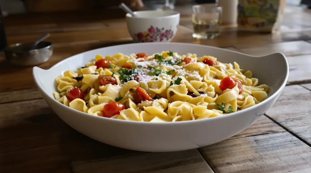 Personne ne s'y attend : cette étape après la cuisson rend les pâtes en salade irrésistiblement addictives