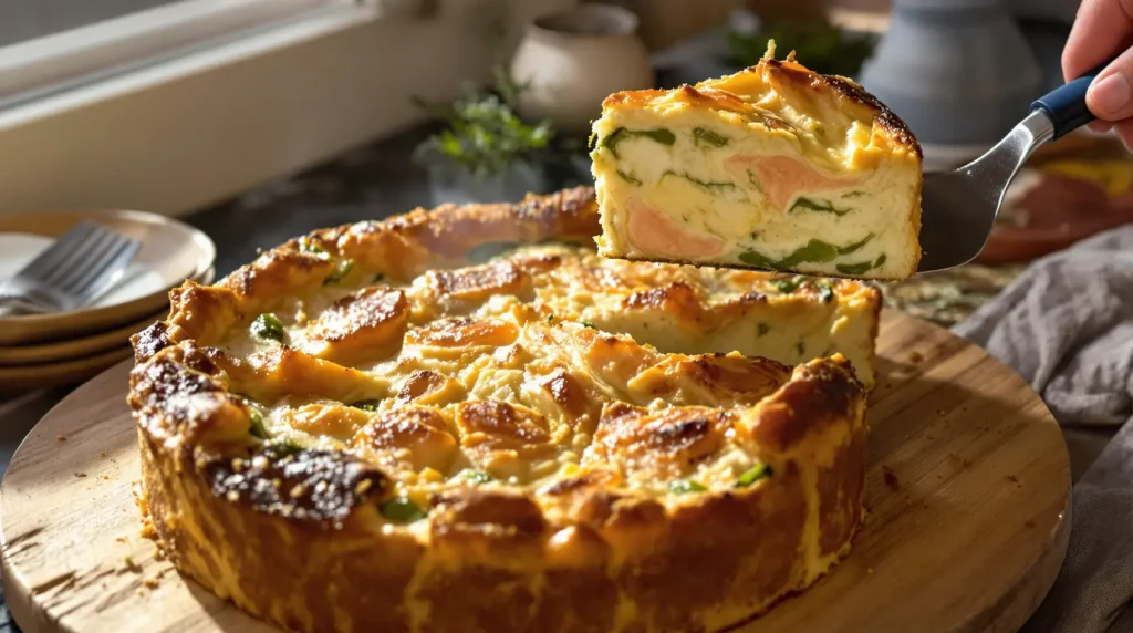 « Surprenant et délicieux » : je ne fais plus de banal croque-monsieur depuis que j’ai essayé ce gâteau salé saumon-épinards
