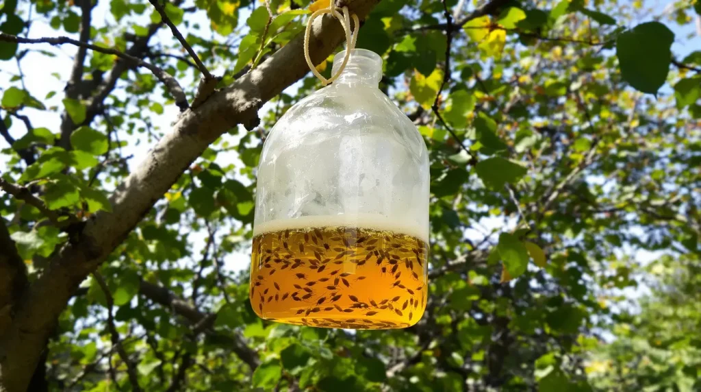J'ai compté ce que mon piège à frelons attrapait en juin : sur dix insectes piégés, un seul était celui que je visais