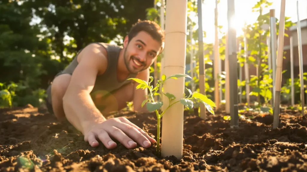 Tomates : les jardiniers qui installent un tuteur à ce moment précis auront une cascade de fruits cet été