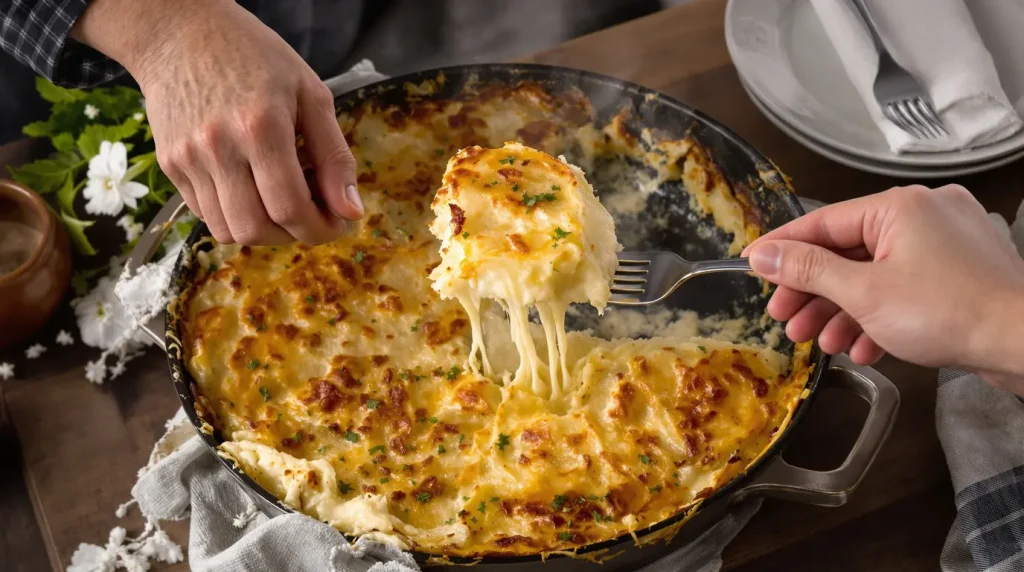 Un gratin dauphinois se tient beaucoup mieux si on le monte ainsi
