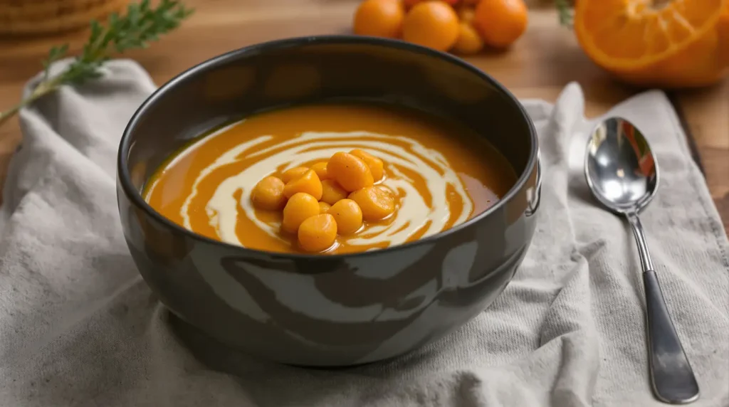 Velouté pois chiches-carottes au cumin : un dîner complet et healthy pour les soirs de flemme